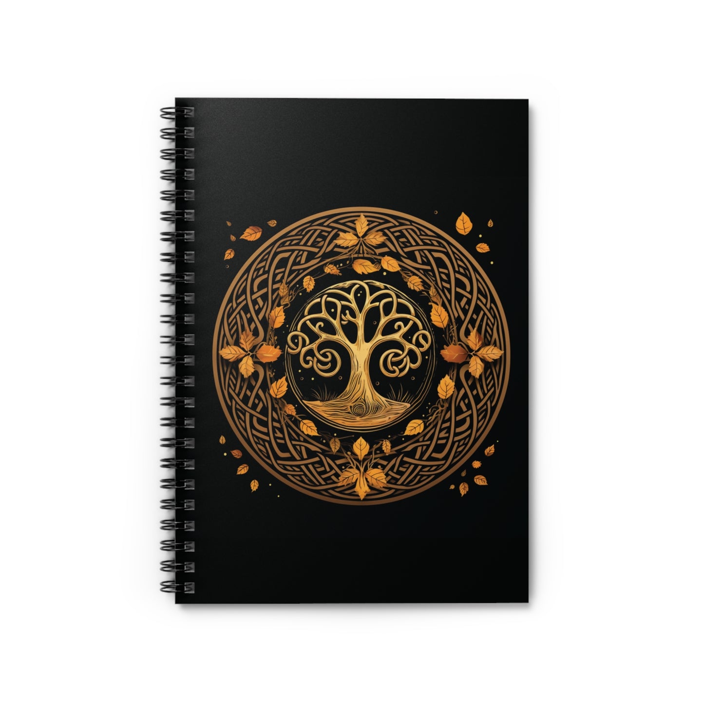 Celebrating Samhain - The Celtic Knot Spiral Notebook - Ruled Line