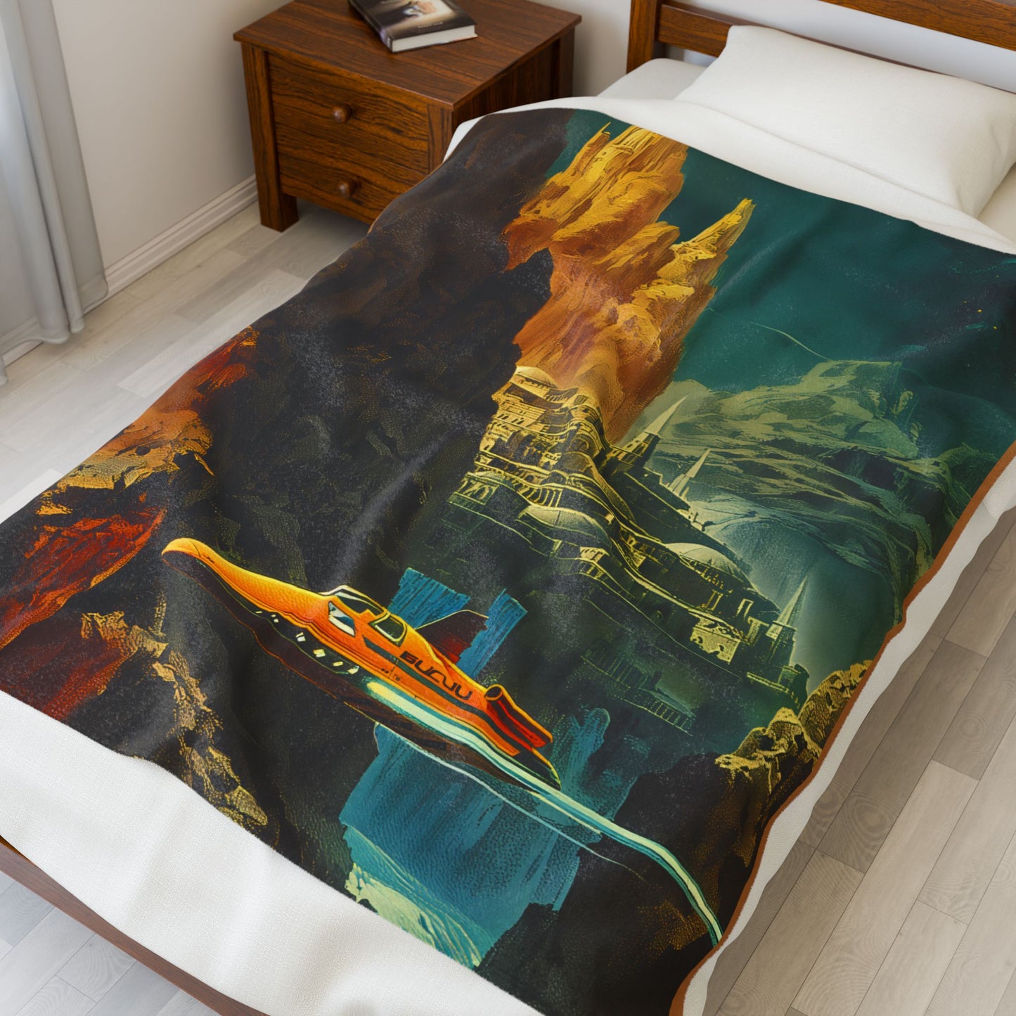 Plush Blanket - Future World 2323