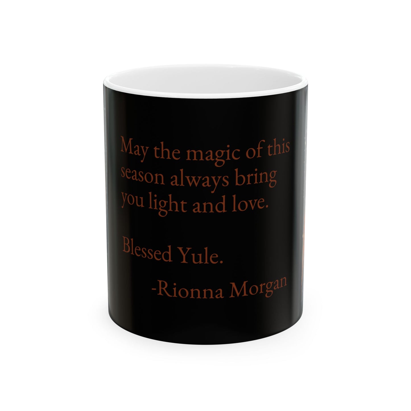 Celebrating Yule Ceramic Mug – Inspired by Celebrating Yule: The Celtic Wheel of the Year - Book 2 by Rionna Morgan