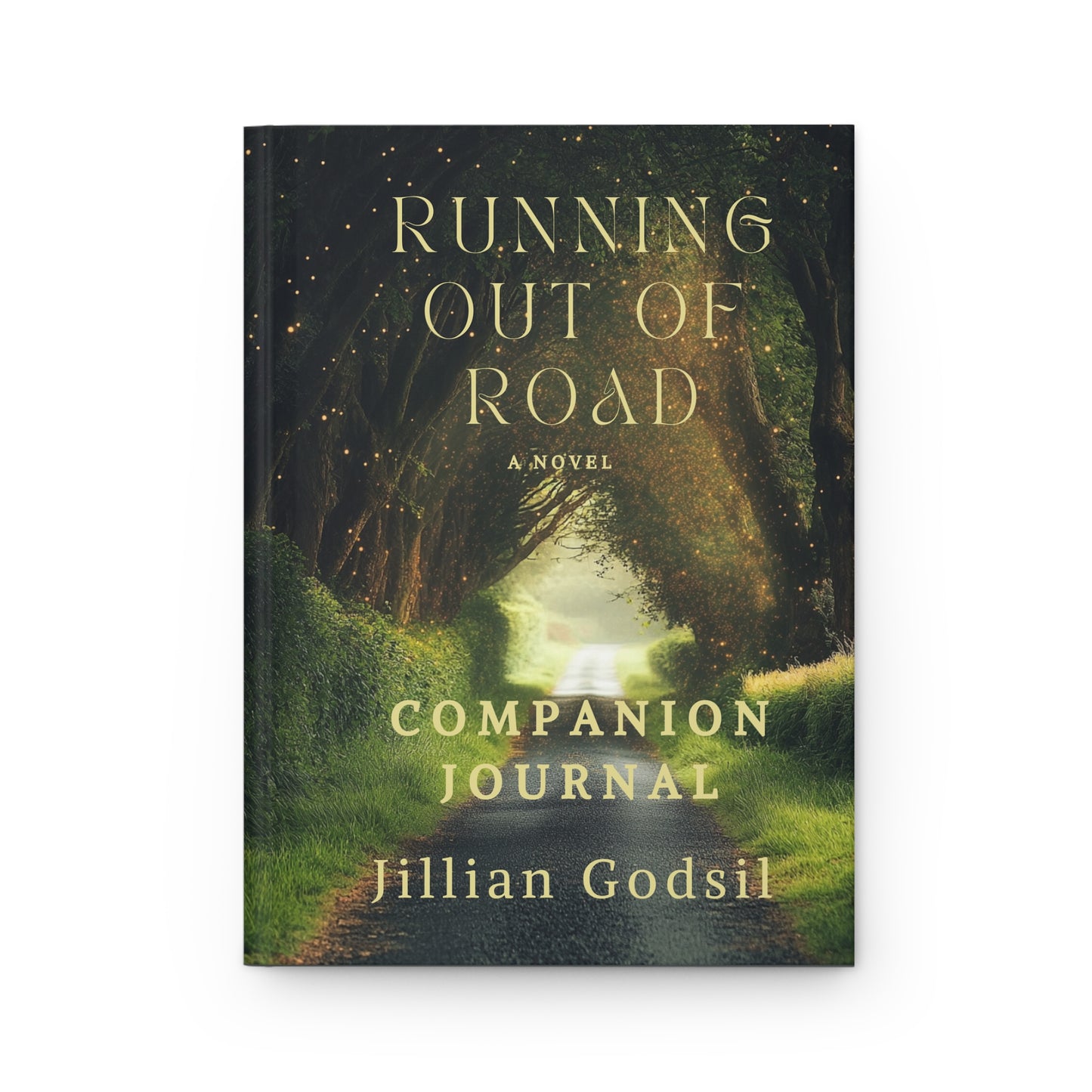 Hardcover Journal - RUNNING OUT OF ROAD by Gillian Godsil Inspired Companion Journal