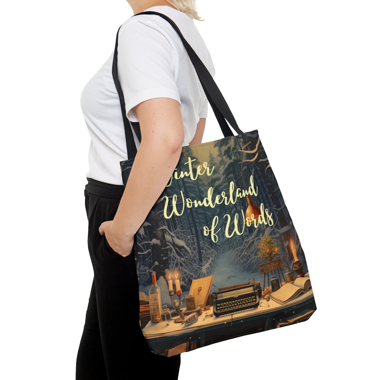 A Winter Wonderland of Words I - Tote Bag (AOP)