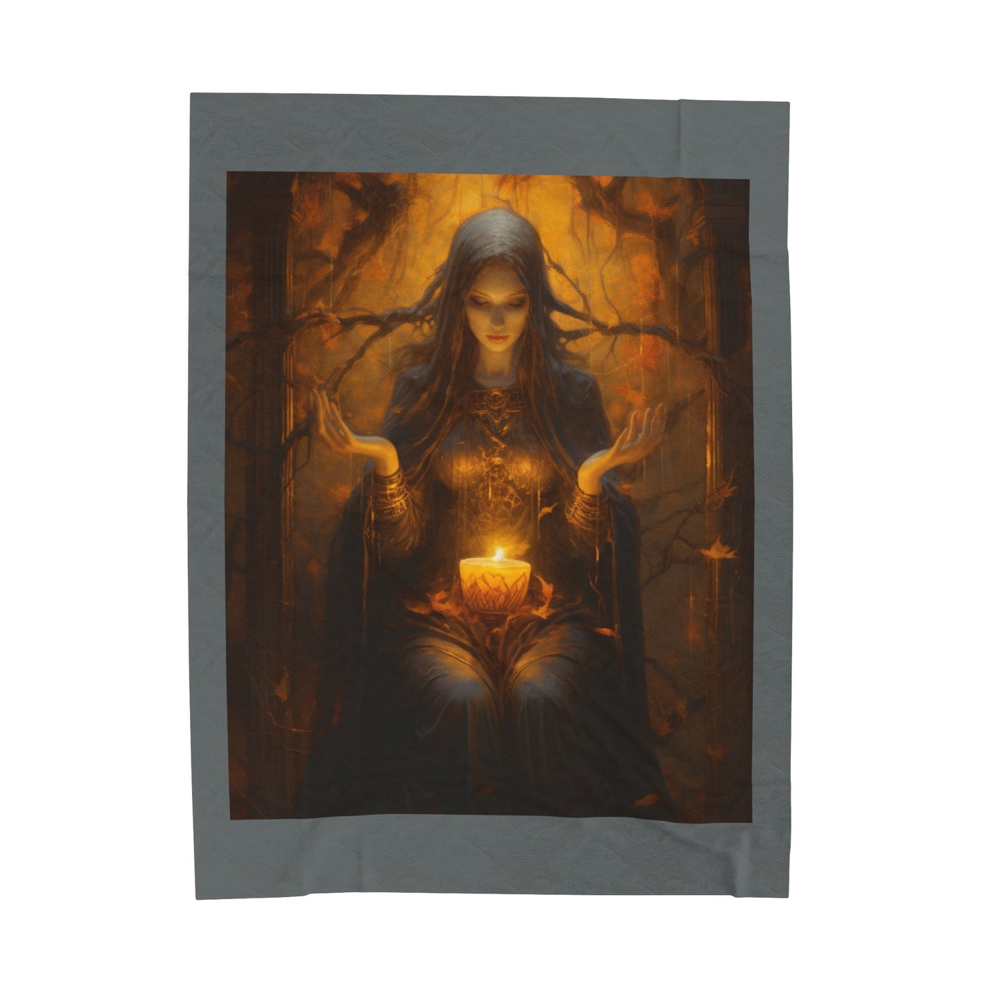 Celebrating Samhain - The Celtic Wheel of the Year Series: Book 1 by Rionna Morgan, rionnamorgan.com, whitneymorganmedia.com, Halloween, Samhain, The Goddess Plush Blanket