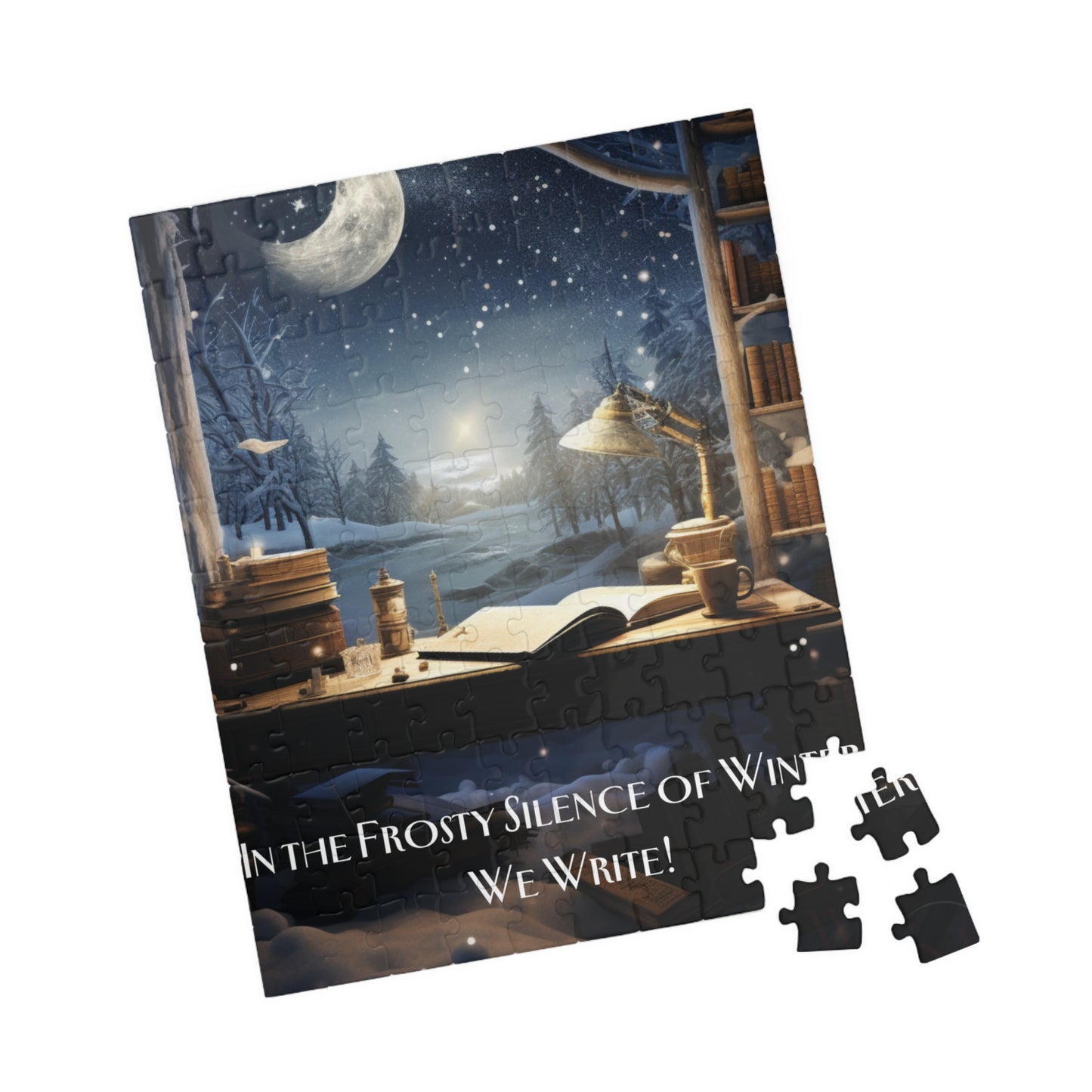 A Writer's Winter Haven - Puzzle (110, 252, 520, 1014-piece)