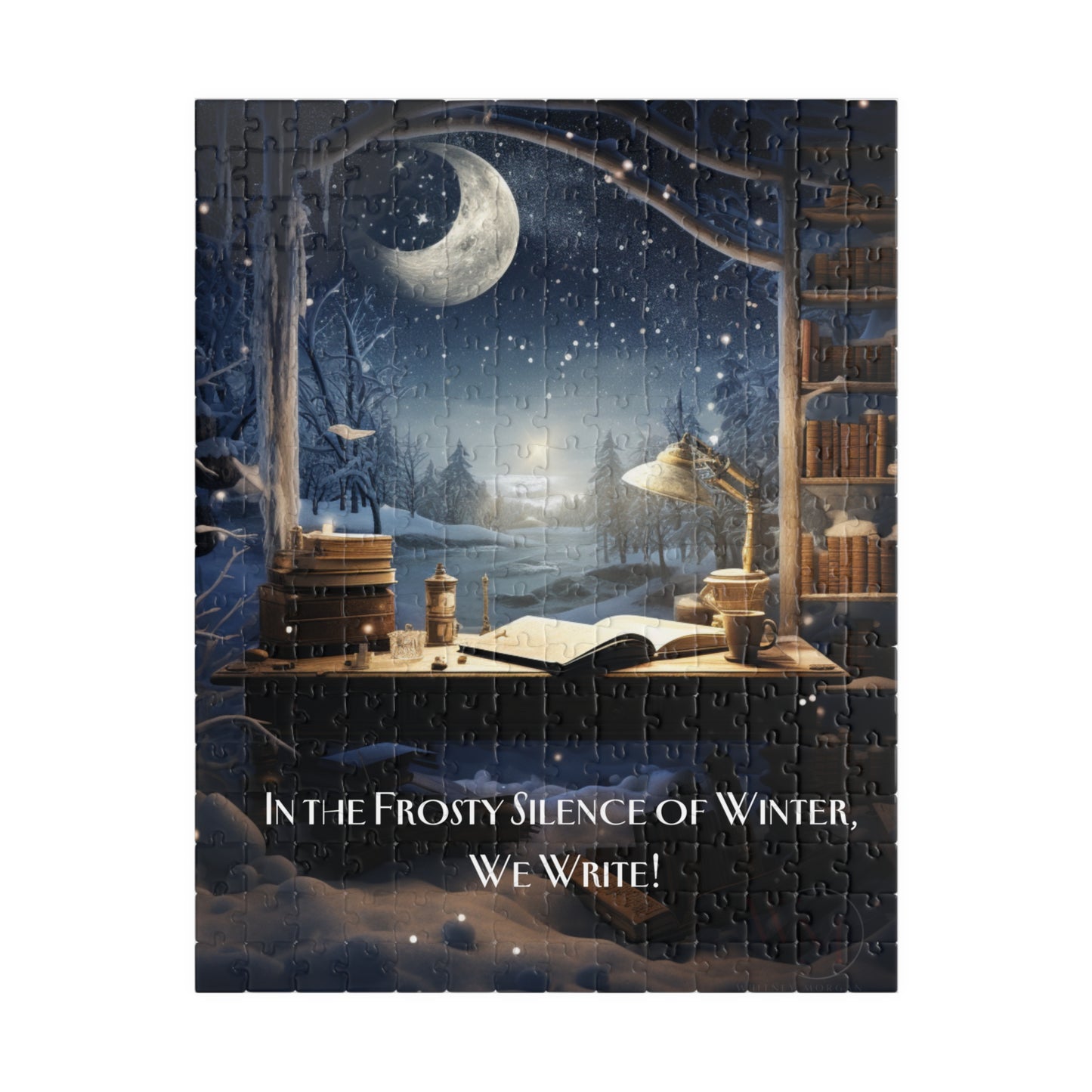 A Writer's Winter Haven - Puzzle (110, 252, 520, 1014-piece)