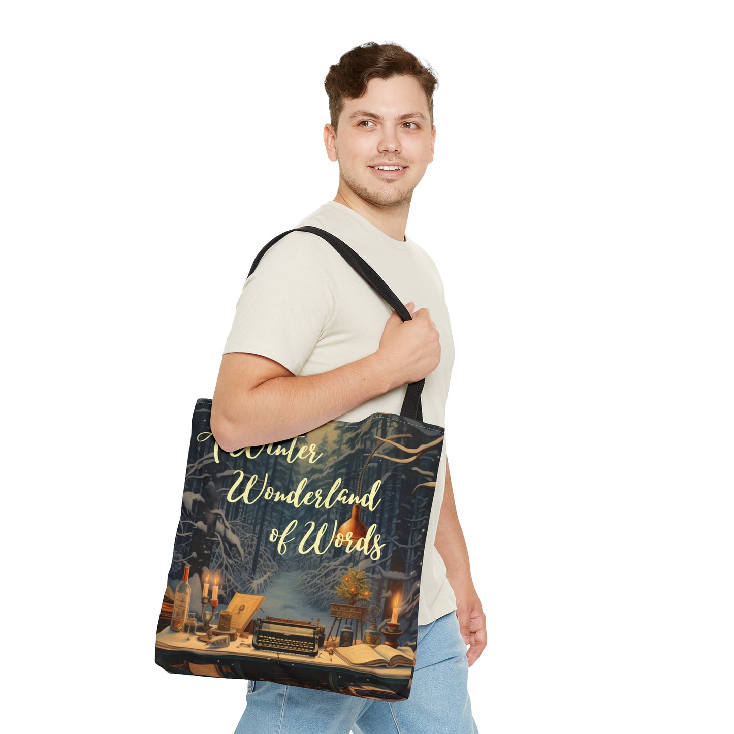 A Winter Wonderland of Words I - Tote Bag (AOP)