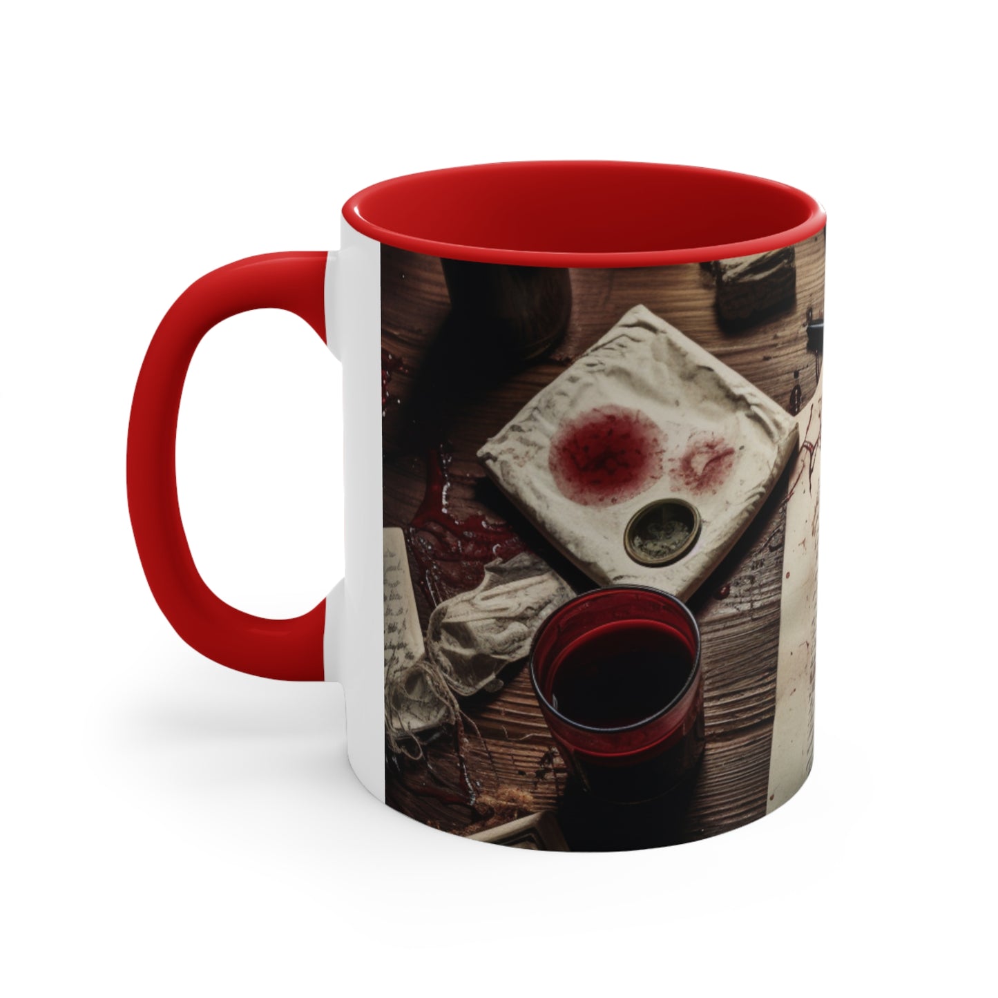 From the Journal of a Murderer - Accent Coffee Mug, 11oz