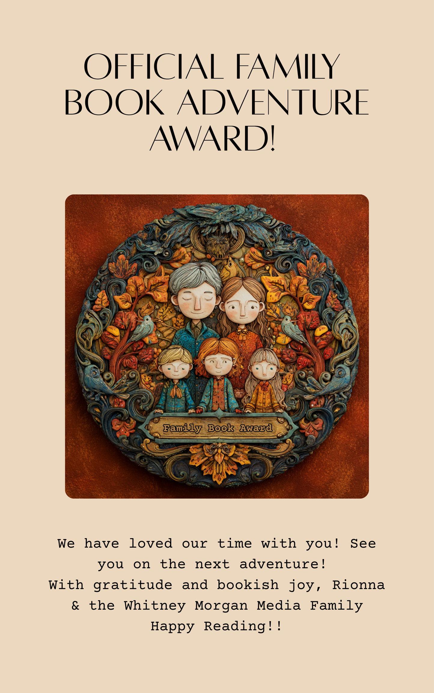 Family Fun Book Adventure - Free Digital Download