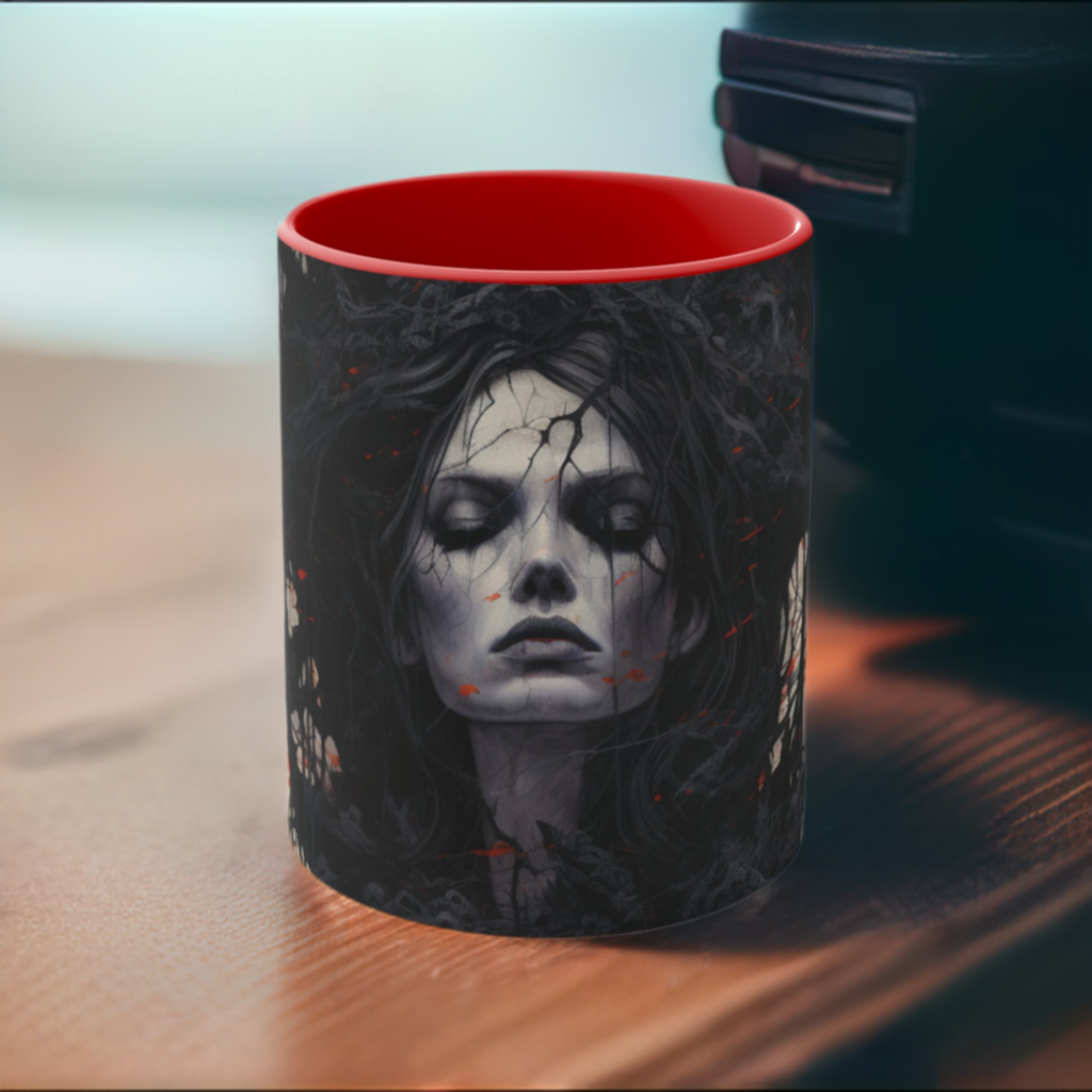 From the Journal of a Murderer: Day 1 - Accent Coffee Mug, 11oz