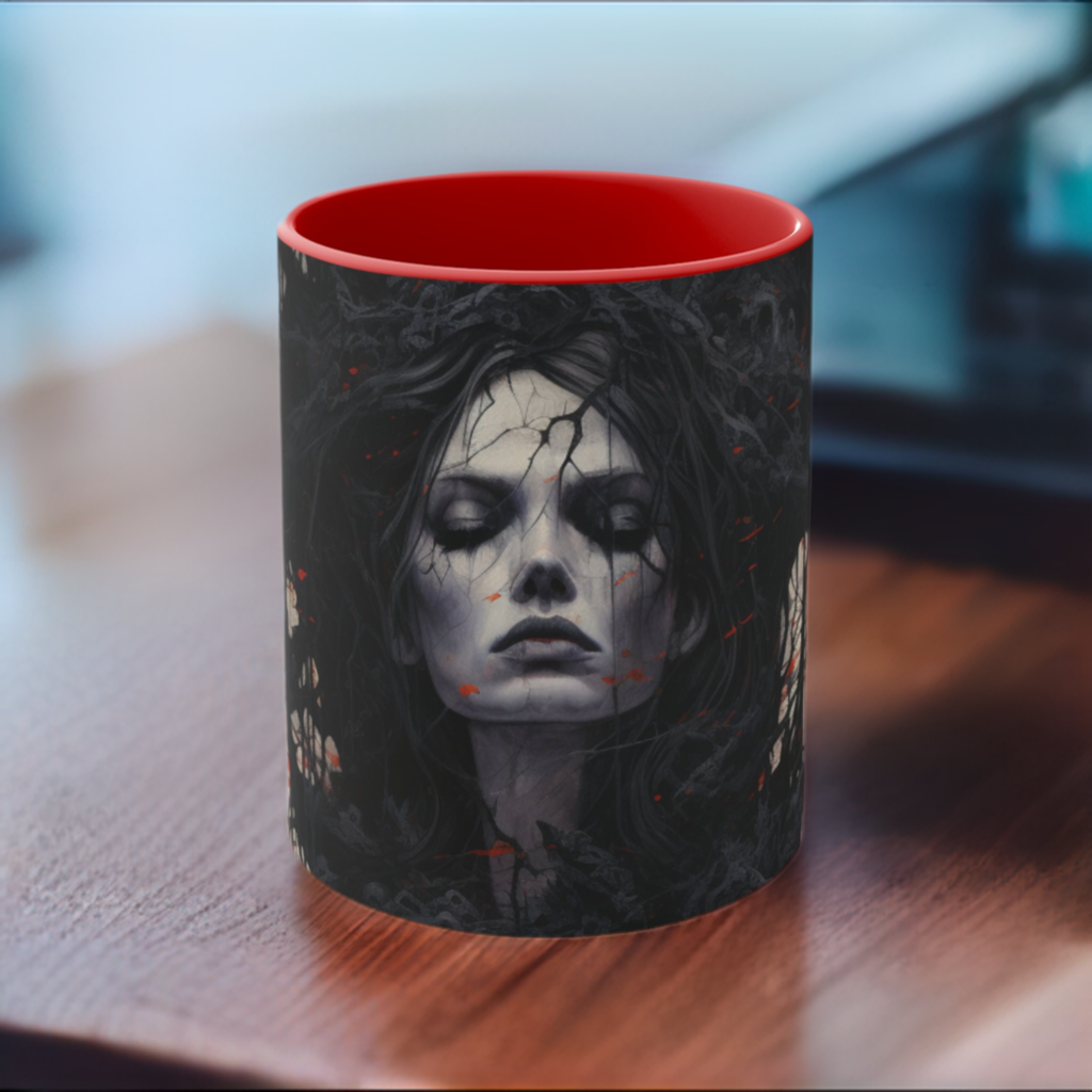 From the Journal of a Murderer: Day 1 - Accent Coffee Mug, 11oz